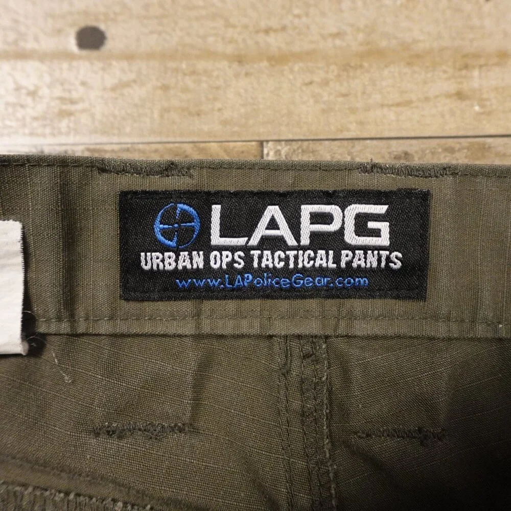 LA Police Gear‎ Urban Ops Tactical Pants – Men's 34x32 Olive Green - Picture 3 of 12